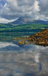 Typical scenery of the Isle of Arran in Scotland