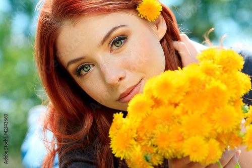 Photo: dandelion flowers dandelion flowers