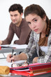 Young woman at university