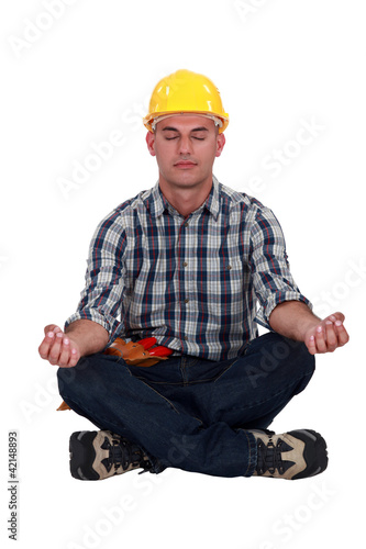 Foto: Laborer relaxing Laborer relaxing