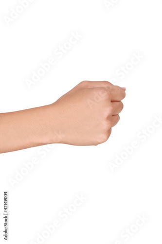 Photo: Close-up shot of a fist Close-up shot of a fist
