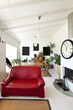 Photo: interior loft, furnished living room interior loft, furnished living room