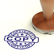 Copy Stamp Shows Duplicate Replicate Or Reproduction