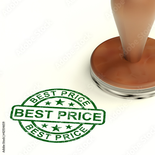 Illustrazione: Best Price Stamp Showing Sale And Reductions Best Price Stamp Showing Sale And Reductions