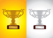 Gold and Silver Award - Vector Illustrations