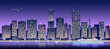 Urban night view