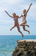 Sprung ins Meer