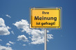 Ihre Meinung ist gefragt!