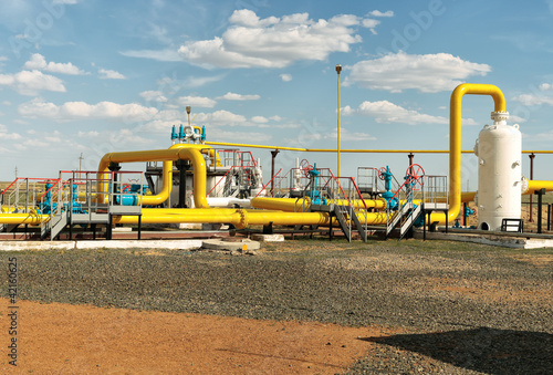 Photo: Process unit gaz. Process unit gaz.