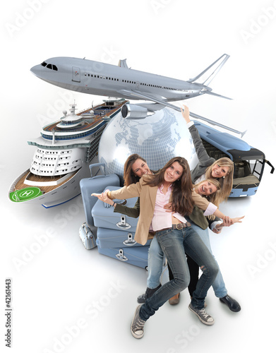 Photo: Girls on a world tour Girls on a world tour