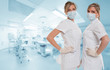 Attractive medical team