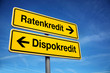 Ratenkredit oder Dispokredit