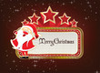 neon sign with santa
