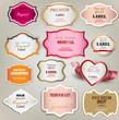 Set of Superior Quality and Satisfaction Guarantee Badges, Label