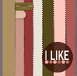 Set of colorful retro banners