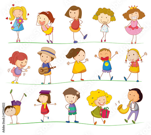 Vektor: Simple kids Simple kids