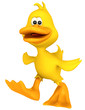 duck toon walking