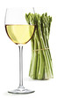 Spargel und Wein