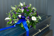 Photo: Coffin in morgue Coffin in morgue
