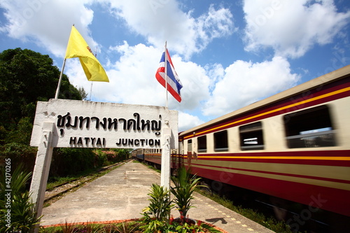 Photo: Train Hatyai station Train Hatyai station