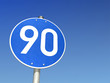 90 km/h Mindestgeschwindigkeit