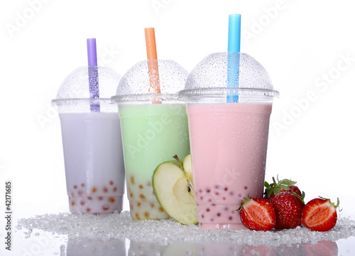 Foto: Boba Tea verschiedene Sorten Boba Tea verschiedene Sorten