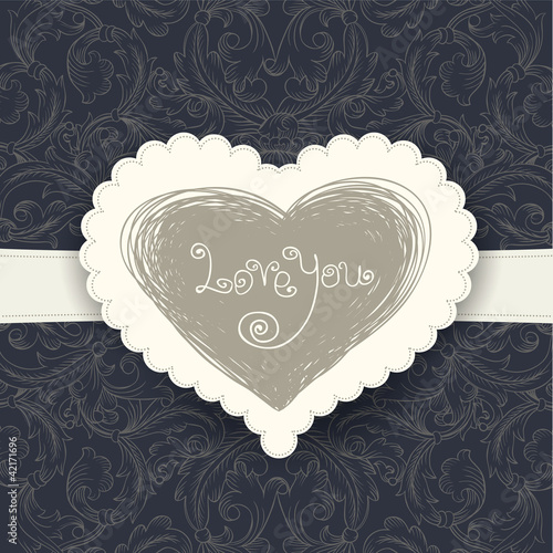 Vector: Wedding card template, vector eps10 Wedding card template, vector eps10