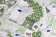 Photo: europe euros banknote of hundreds europe euros banknote of hundreds