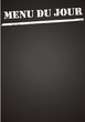tableau menu du jour