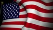 Waving American flag