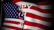 Happy fourth of July, American flag