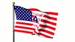 Happy 4th of July American flag