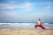 Yoga on the beach