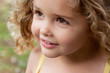 close-up of gorgeous little girl