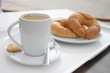 Kaffeejause mit Hörnchen
