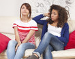 teen friends with attitude