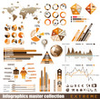 Premium infographics master collection: graphs, histograms...