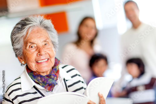 Photo: Happy grandmother Happy grandmother