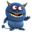 blue furry alien