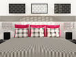 Bedroom interior design.