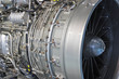 Detailed exposure of a turbo jet engine