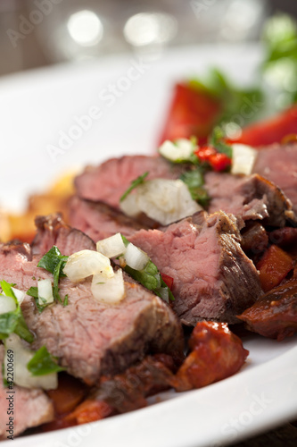 Foto: Scheiben vom Rindersteak Scheiben vom Rindersteak