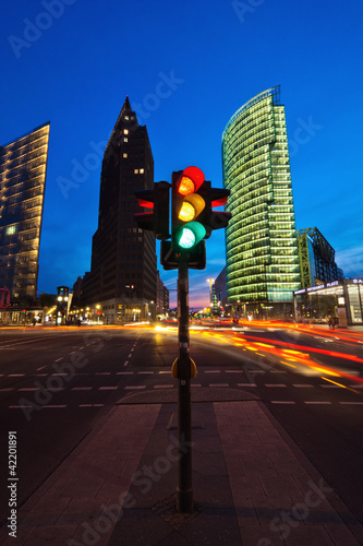 Foto: Nachtfoto vom Potsdamer Platz Nachtfoto vom Potsdamer Platz