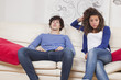 Foto: depressed kids bored together depressed kids bored together