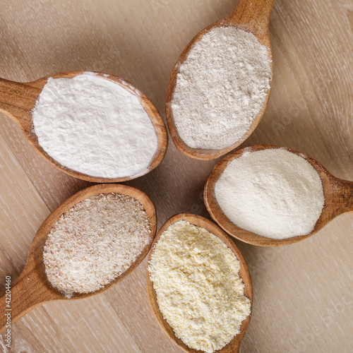 Photo: Types of flour Types of flour