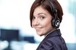 Photo: Portrait of a successful female call centre Portrait of a successful female call centre
