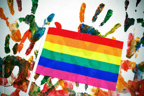 Photo: rainbow flag rainbow flag