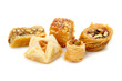 Photo: Oriental sweets on a white background Oriental sweets on a white background