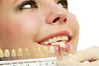 Close-up of female patient at dentist's