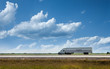 Semi truck on the road